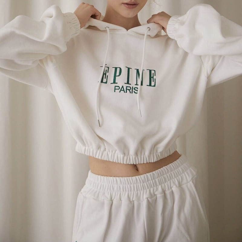 ÉPINE PARIS jersey set up white×green | épine