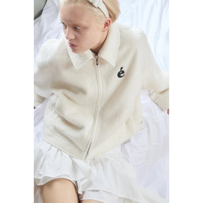 epine エピヌ é shaggy blouson white epine エピヌ é shaggy blouson white é shaggy blouson（3color