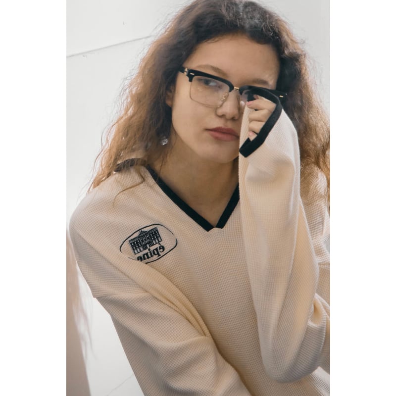 épine emblem piping thermal tops(2color) | épine épine emblem piping thermal tops(2color) | épine