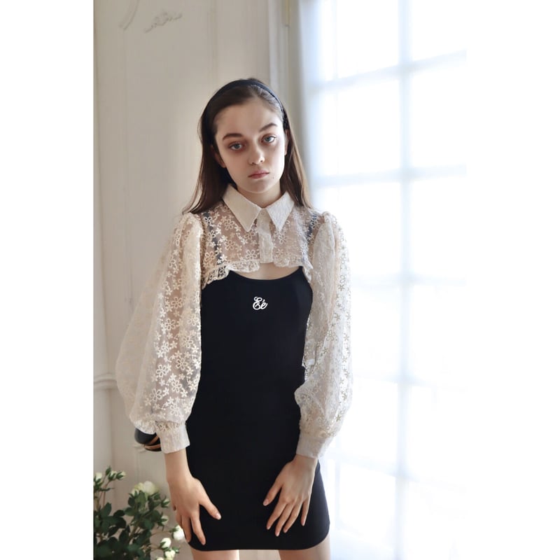 Eé embroidery camisole onepiece セット