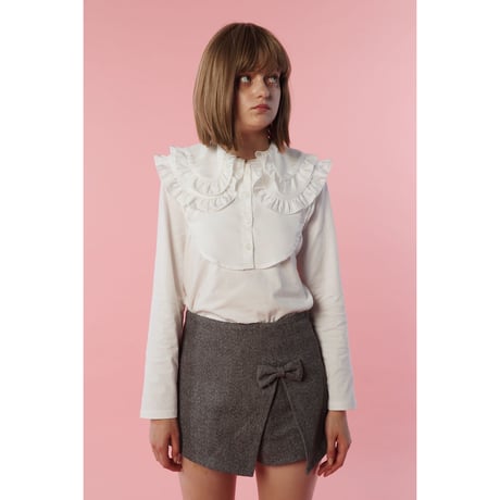 épine double frill collar（2color）