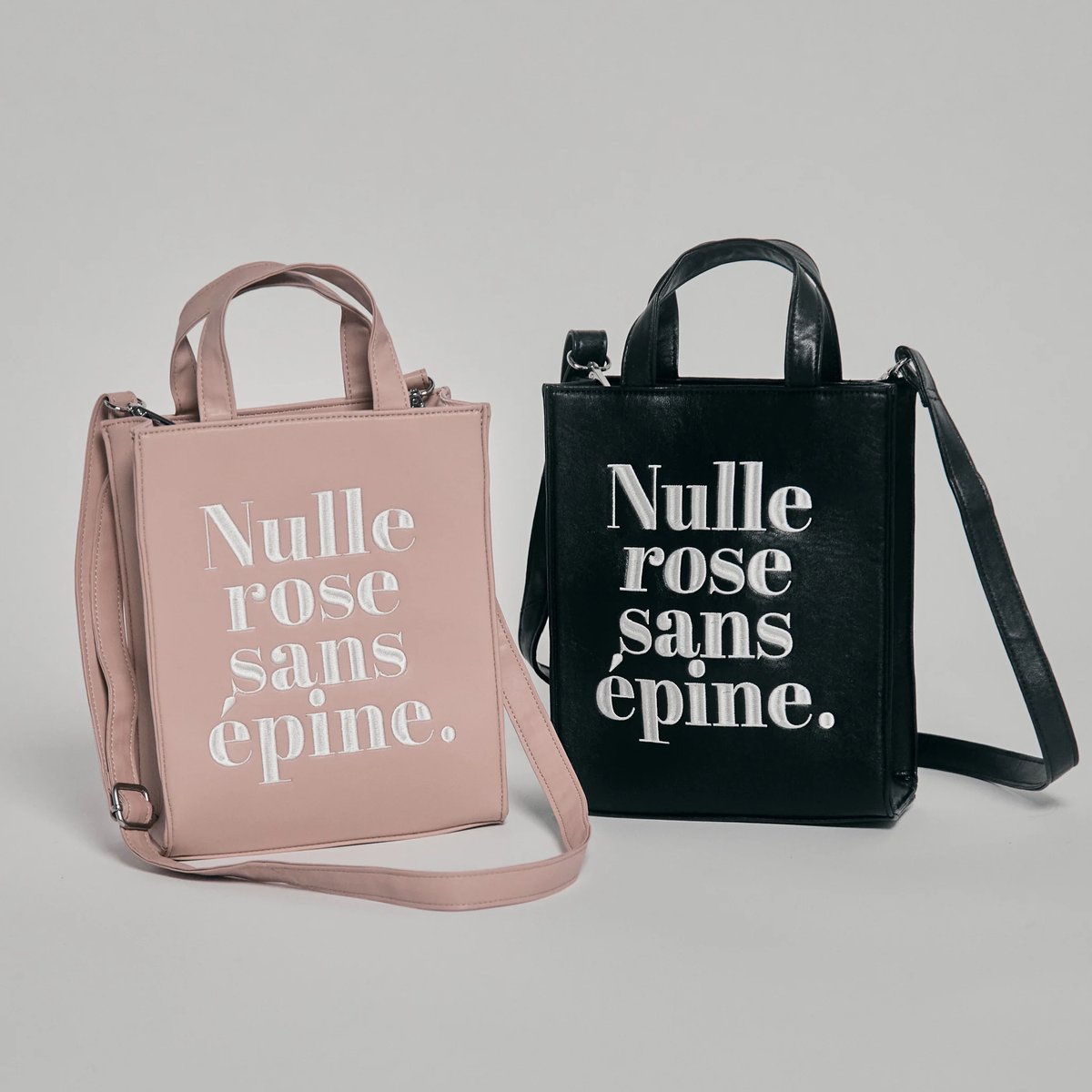 Nulle rose sans épine leather 2way bag（2color） 