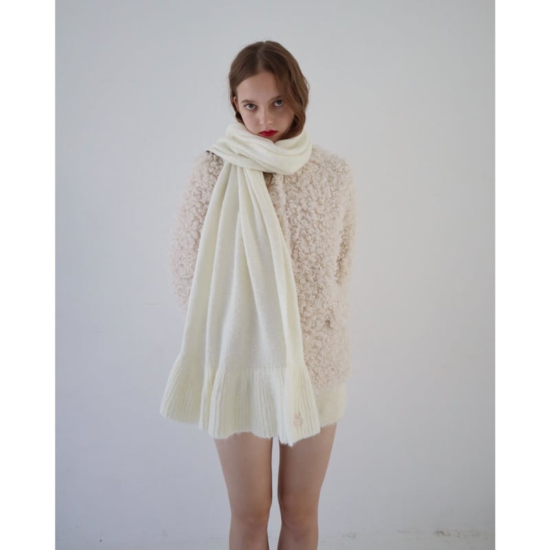 epine Eé frill knit muffler(最終値下げ)