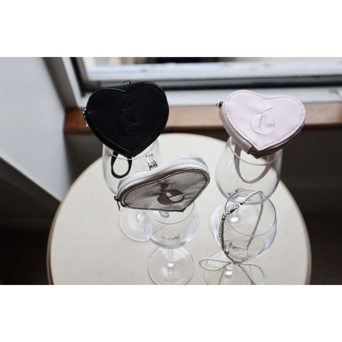 é Heart pouch strap (3color) | épine é Heart pouch strap (3color) | épine