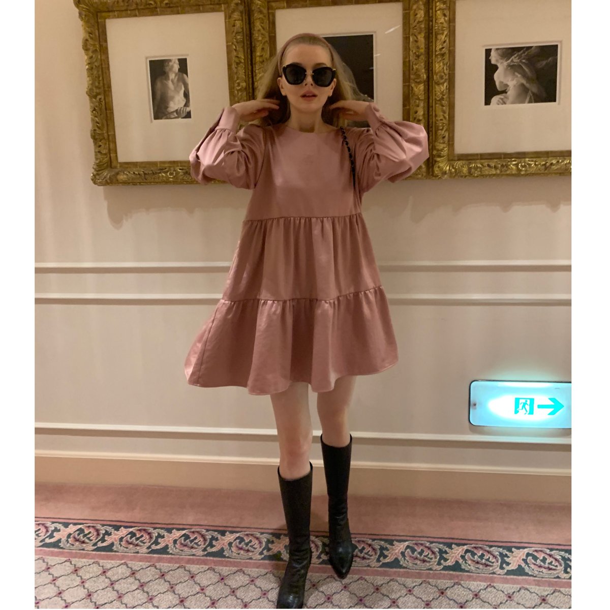 back ribbon tiered onepiece dasty pink | épine back ribbon tiered onepiece dasty pink | épine