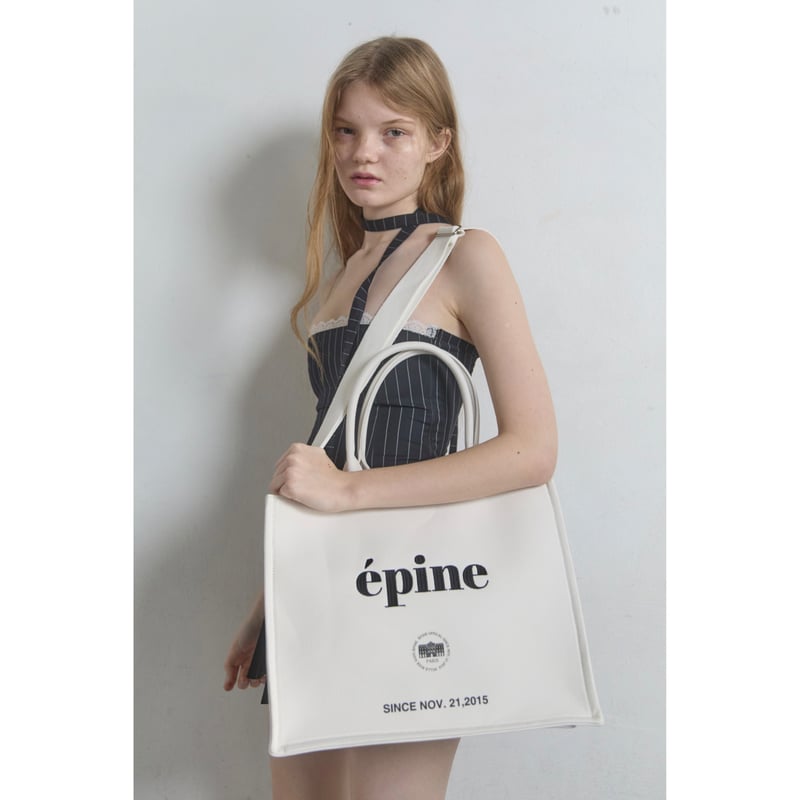 エピヌ epine book tote bag large裏地ナイロン100％