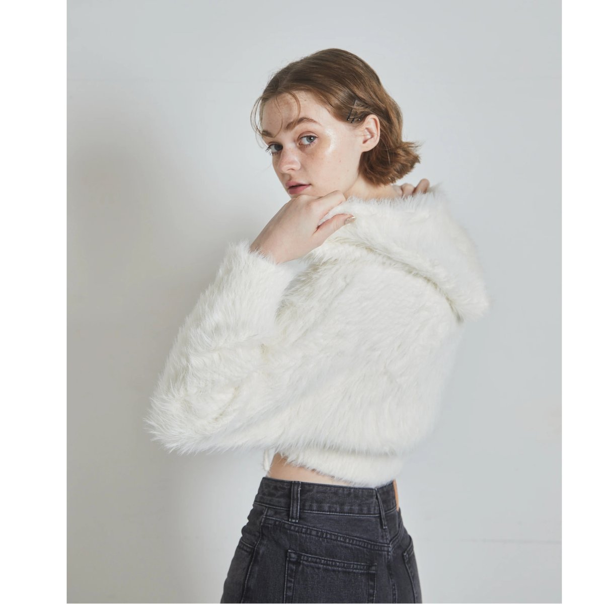 é shaggy knit zipper hoodie (3color) | épine é shaggy knit zipper hoodie (3color) | épine