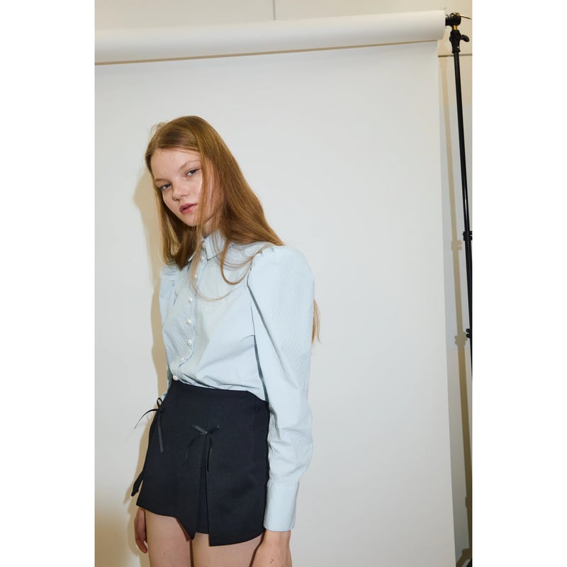 ÉPINE PARIS Pearl blouse blue | épine