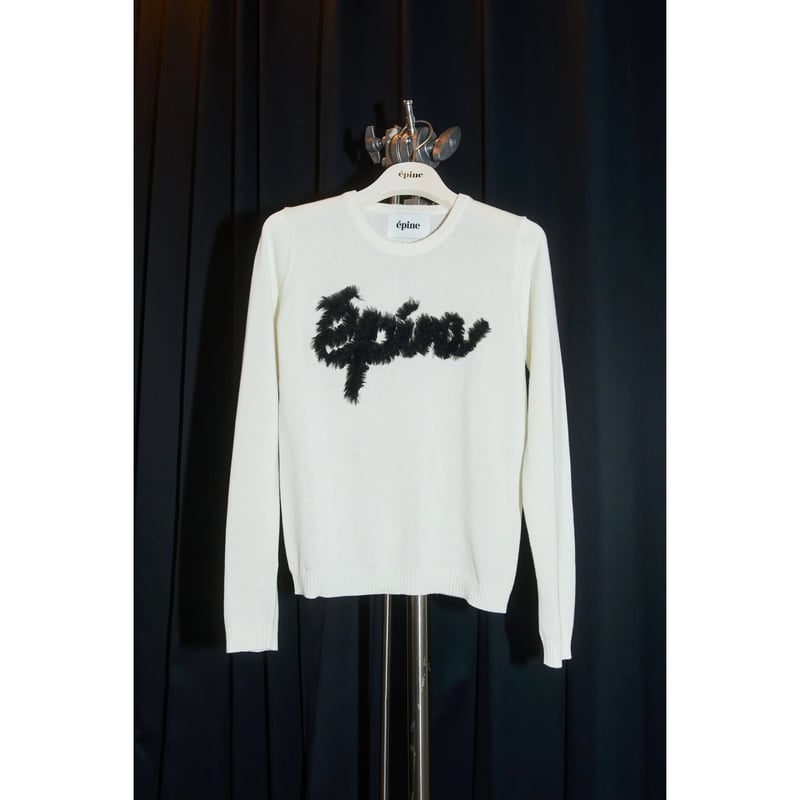 épine fur logo knit エピヌ épine fur logo knit（2 color） | épine