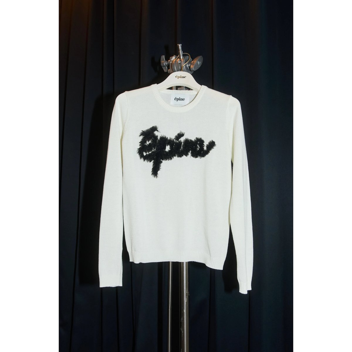 人気絶頂 épine fur logo knit(2 color) | épine トップス