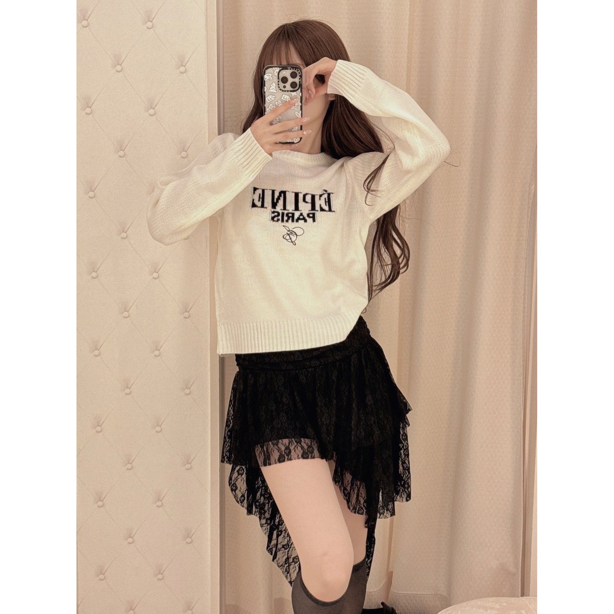 lace asymmetry frill skirt(2color) | épine lace asymmetry frill skirt(2color) | épine