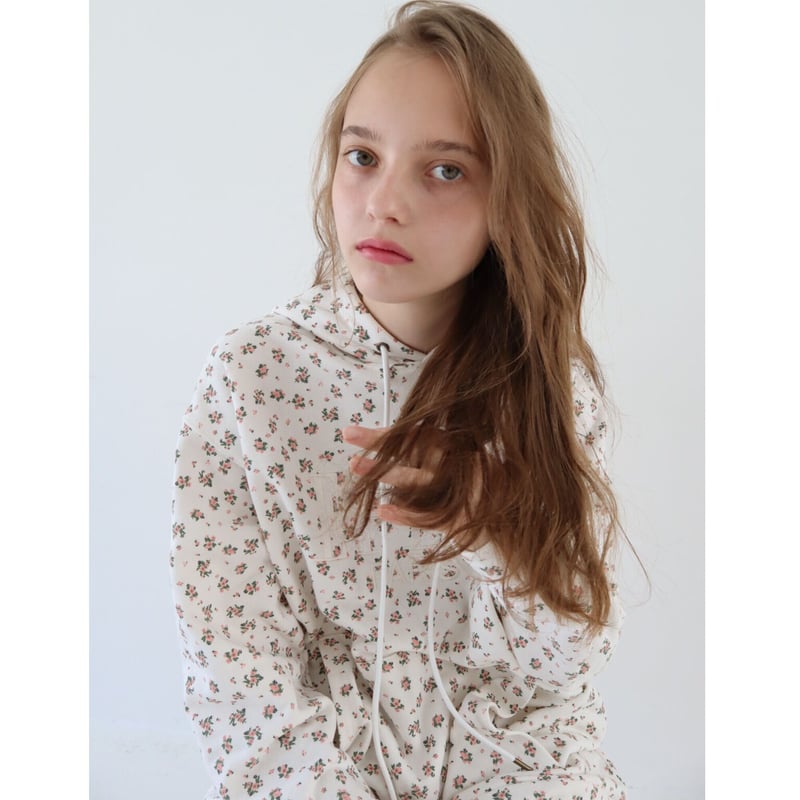 ÉPINE PARIS hoodie flower off white | épine