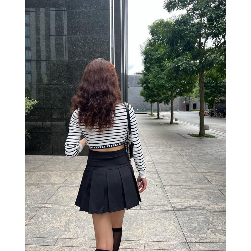 epine プリーツスカート pleats mini skirt