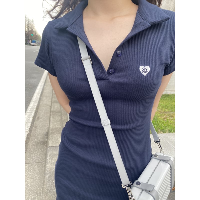 Eé ♡ polo onepiece （2color） | épine
