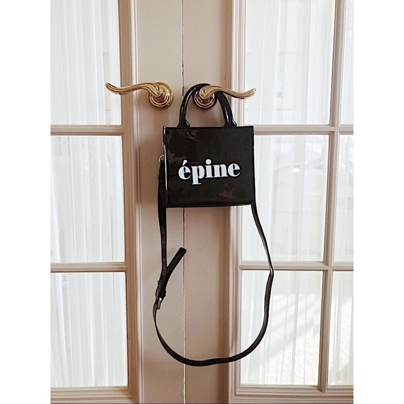 epine♡logo enamel 2way bag