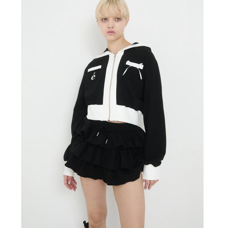 é ribbon piping zip hoodie(2color) | épine é ribbon piping zip hoodie(2color) | épine