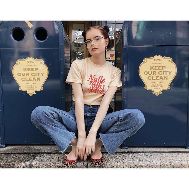 カットソー(長袖/七分) epine logo square knit SQUARE SLEEVE KNIT TOPS｜TOPS(トップス)｜CLANE OFFICIAL