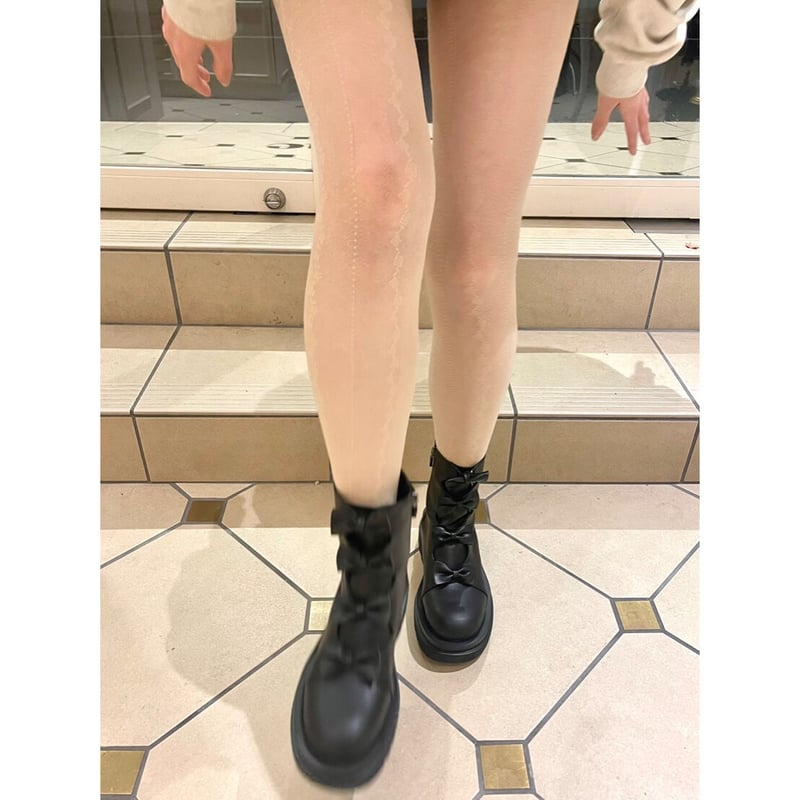 epine エピヌ リボンブーツ