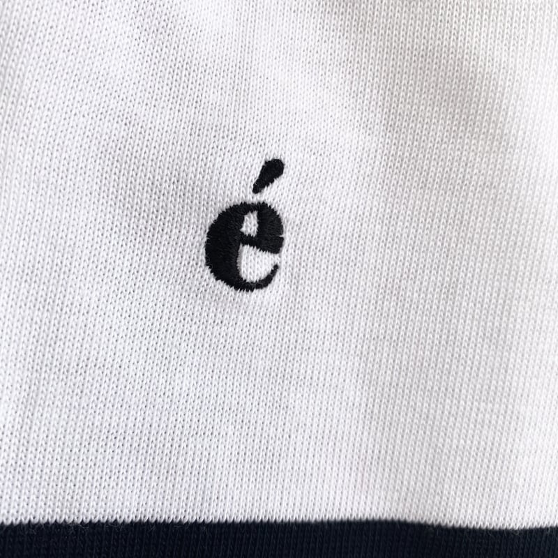 é big border long tee white | épine