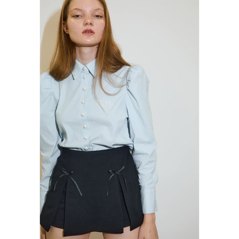 ribbon slit skirt pants | épine ribbon slit skirt pants | épine