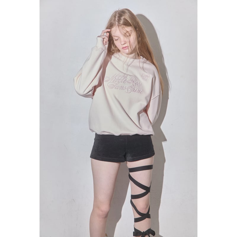 epine ribbon Nulle rose sans épine sweat