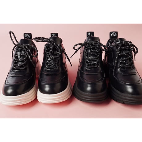 Eé platform leather sneaker（2color）