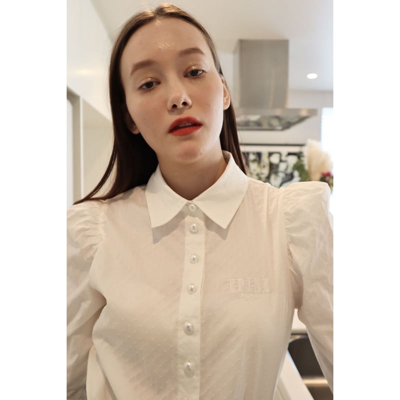 ÉPINE PARIS Pearl blouse white | épine