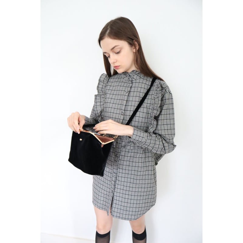 épine logo 2way bag velvet | épine 