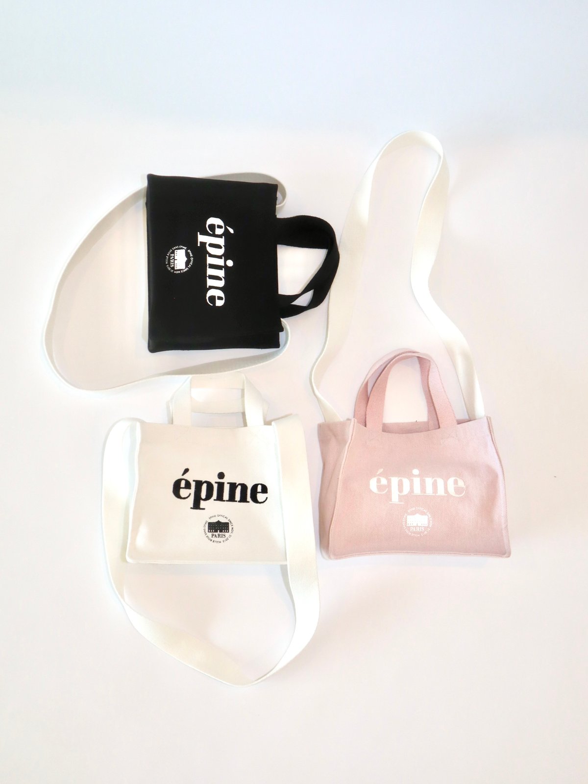 新品未使用epine bag miniピンク、large2点セットbabypink