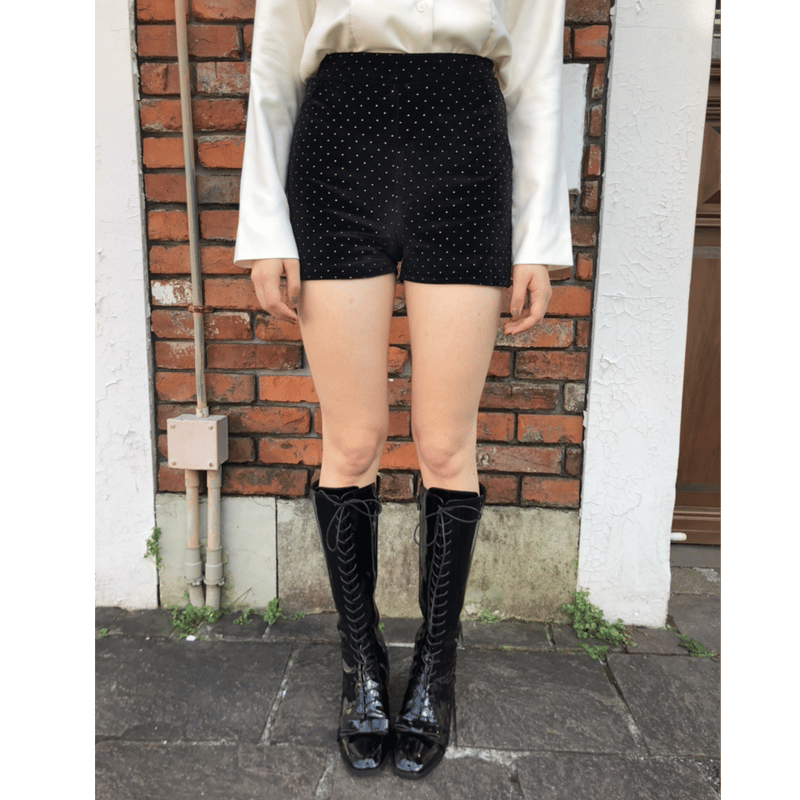 lace up ribbon boots | épine