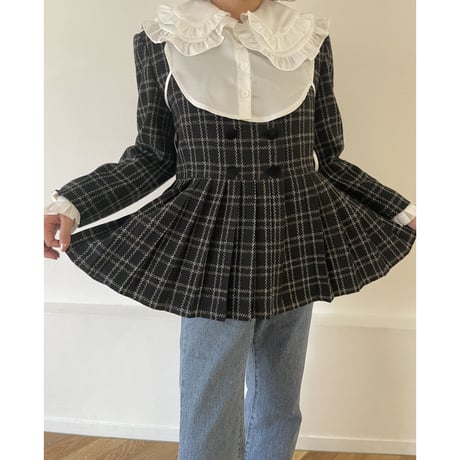 épine double frill collar（2color）
