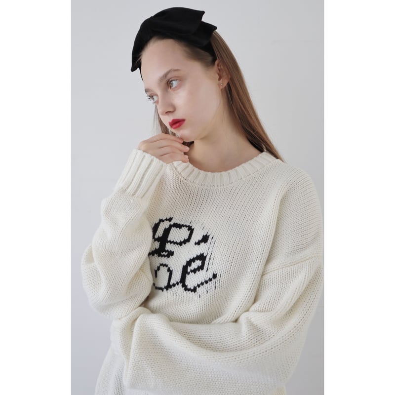 epine エピヌ Eé knit ivoryトップス