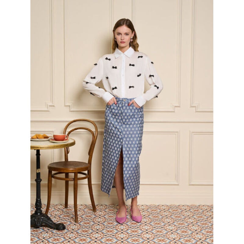 sister jane】Dauphine Bow Shirt | épine