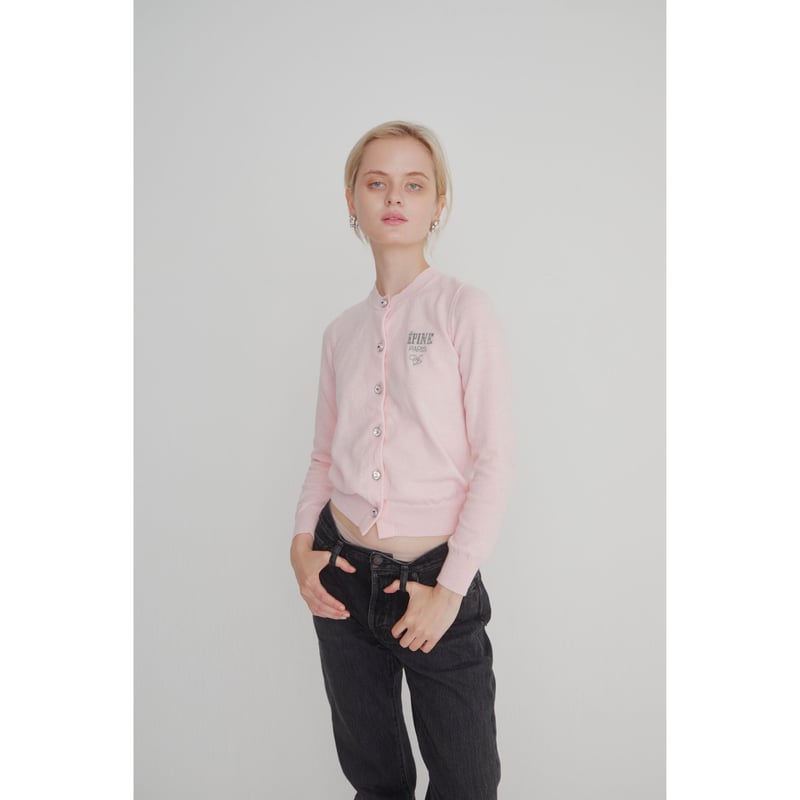 ÉPINE PARIS bijou cardigan baby pink | épine ÉPINE PARIS bijou cardigan baby pink | épine