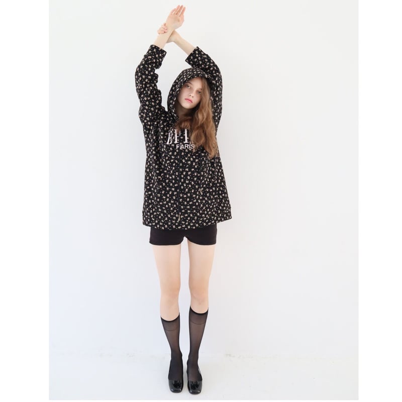 ÉPINE PARIS hoodie flower black | épine ÉPINE PARIS hoodie flower black | épine