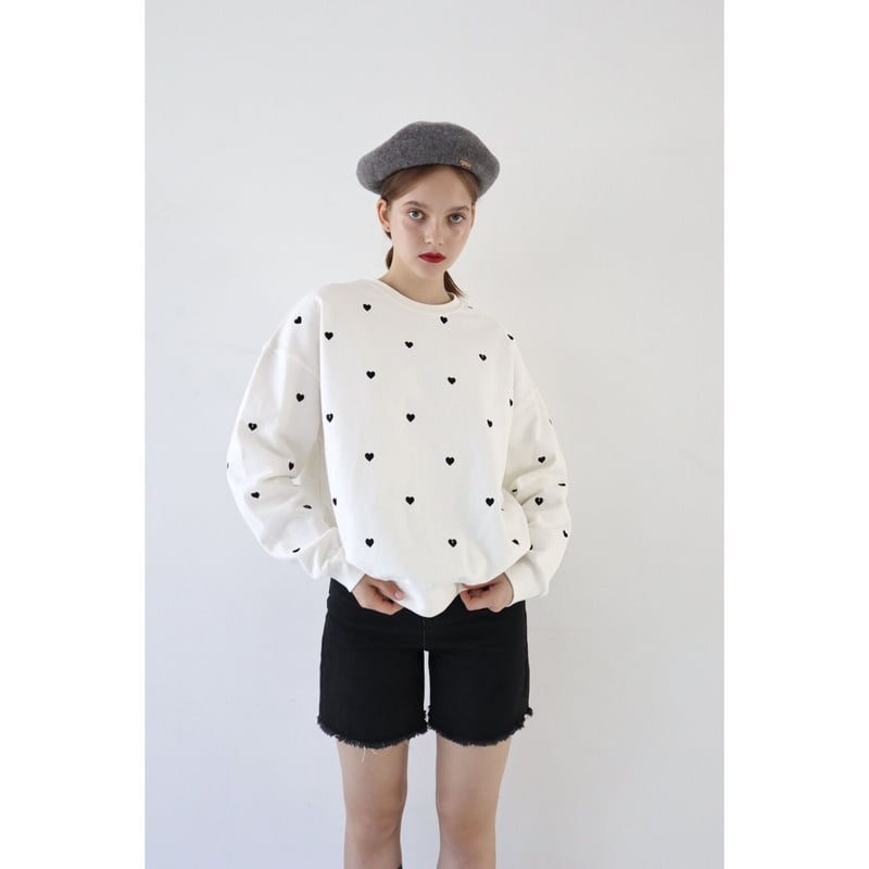Heart &Broken heart sweat off white | épine