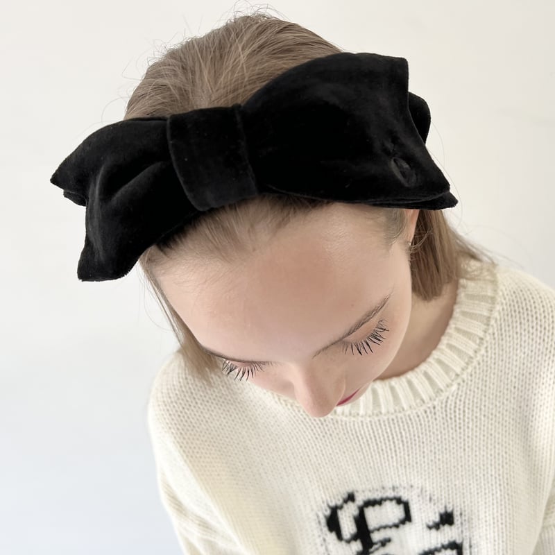 ♡ Velour Ribbon Headband♡