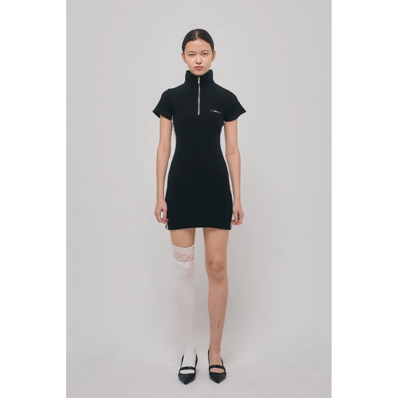 épine zipper lace polo onepiece(3color) | épine épine zipper lace polo onepiece(3color) | épine
