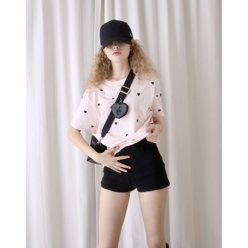 épine label Heart and Broken heart tee baby pin 