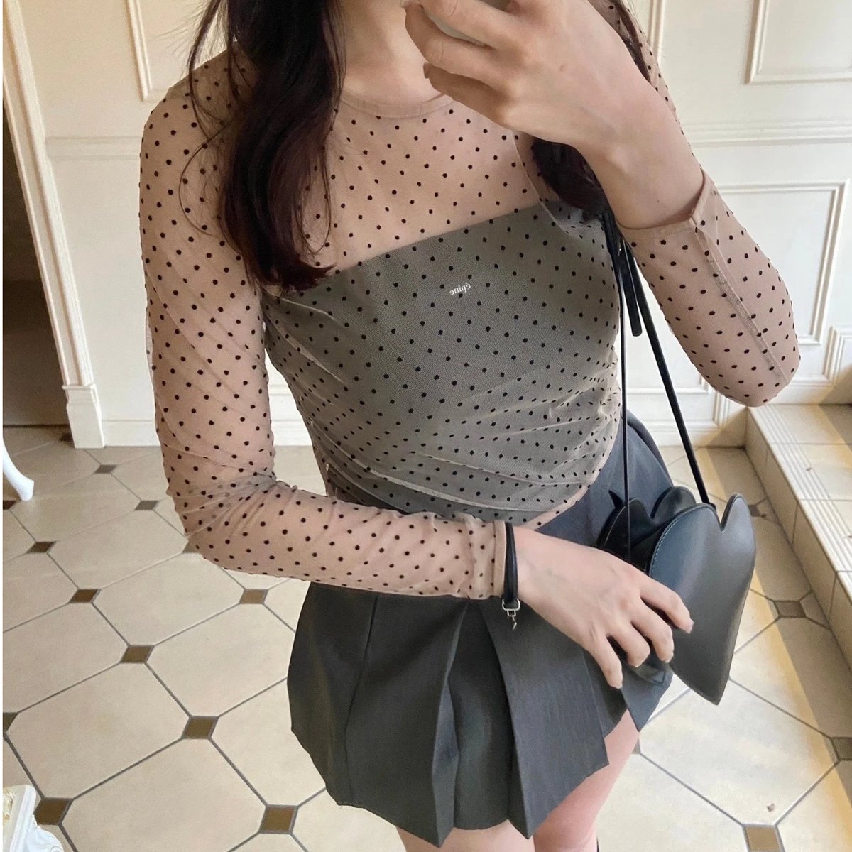 【épine】ベアトップ White épine】ベアトップ White