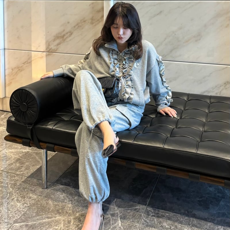 é frill zip sweat blouson(3color) | épine é frill zip sweat blouson(3color) | épine