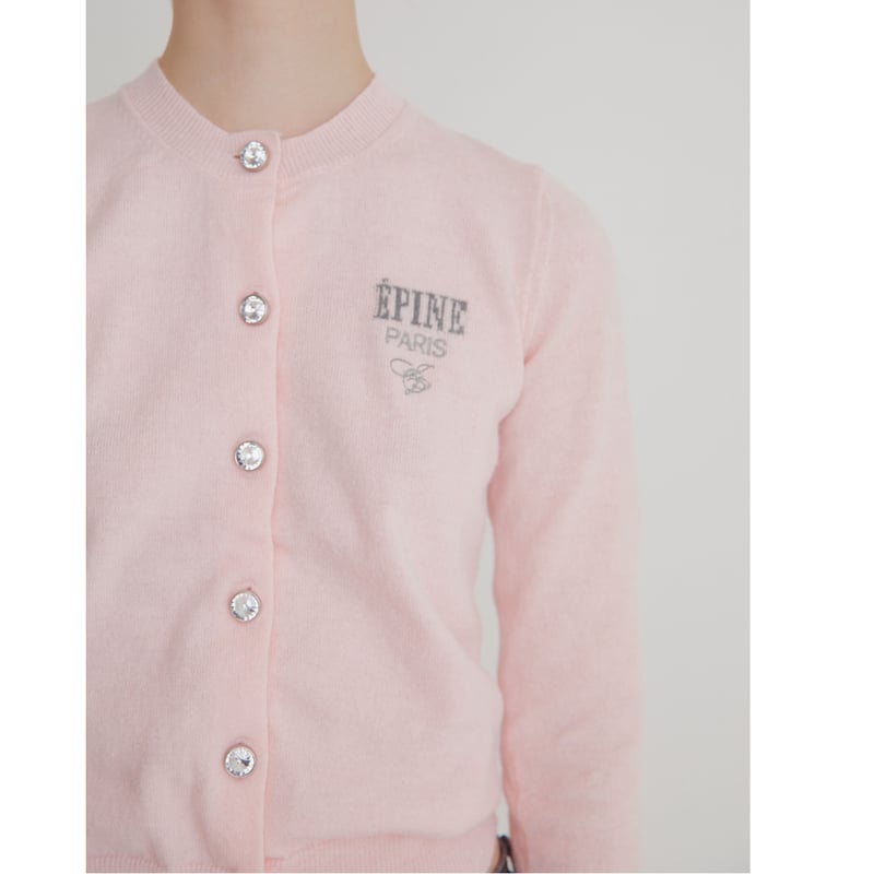 ÉPINE PARIS bijou cardigan baby pink | épine