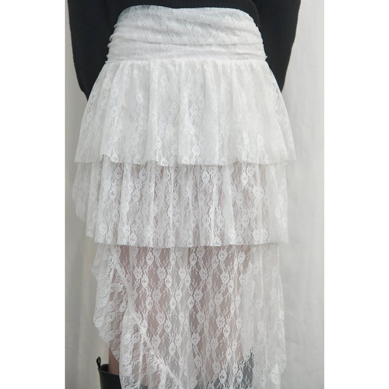 lace asymmetry frill skirt(2color) | épine lace asymmetry frill skirt(2color) | épine