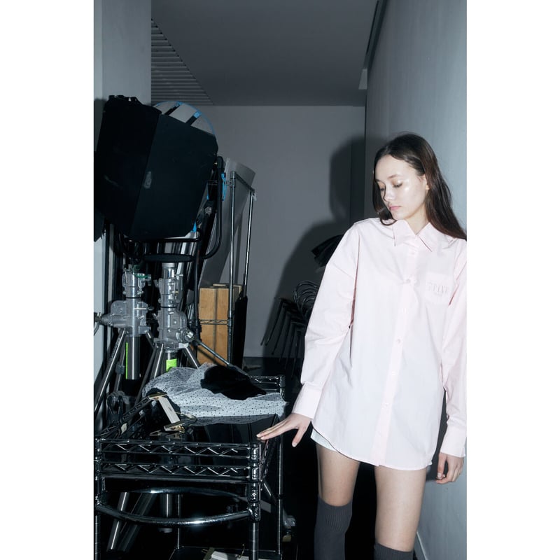 ÉPINE PARIS over shirt baby pink | épine
