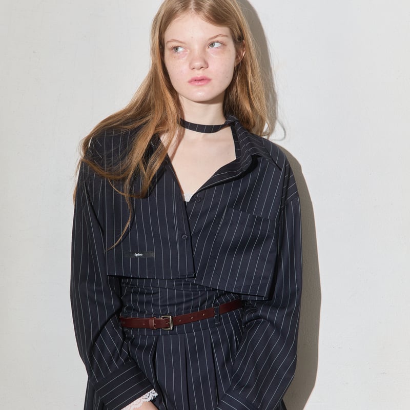 épine lace back ribbon short shirt(2color) | épine épine lace back ribbon short shirt(2color) | épine