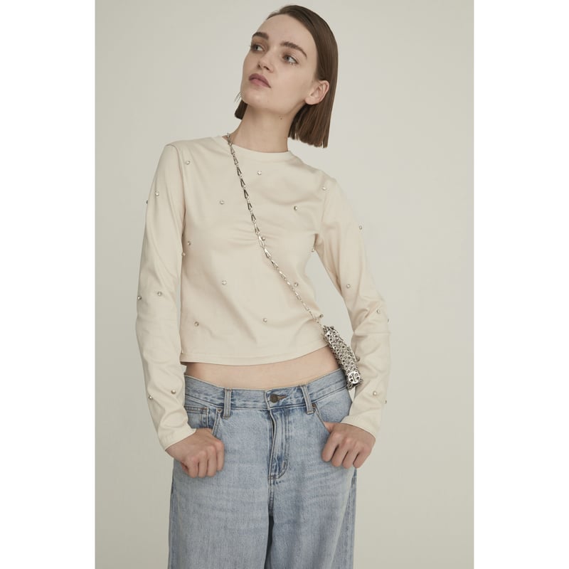 épine label bijou long tee（3color） | épine