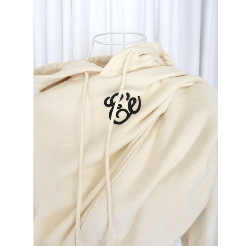 Eé jersey set up ivory×black | épine