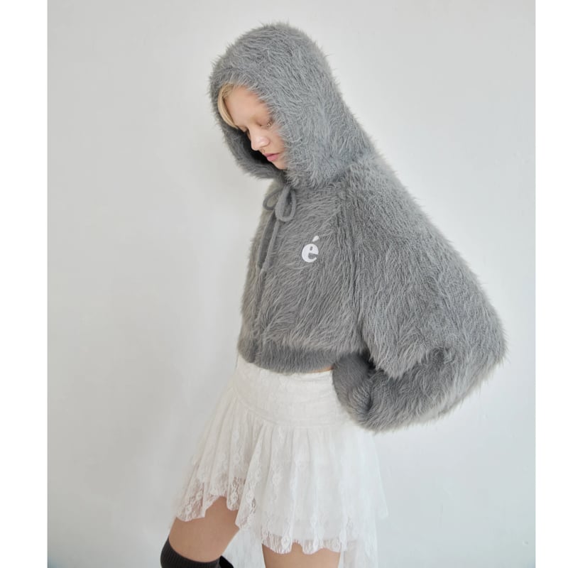 é shaggy knit zipper hoodie (3color) | épine é shaggy knit zipper hoodie (3color) | épine