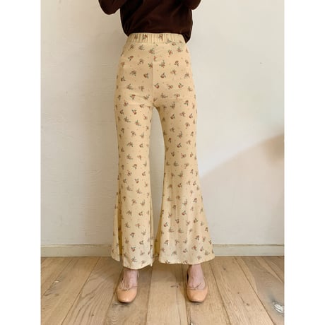 chiffon frower bell pants