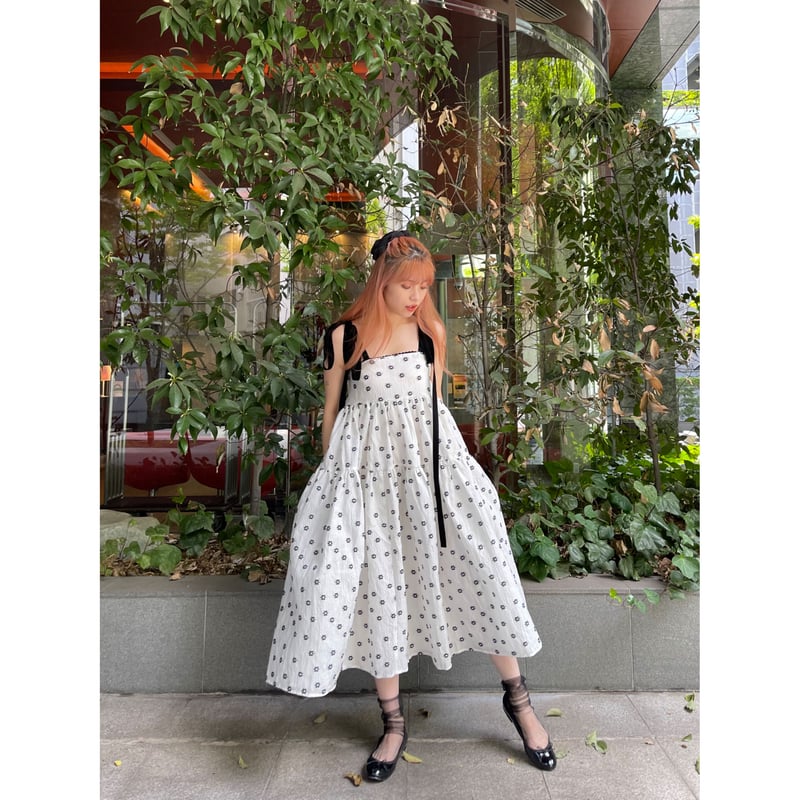 sister jane》Lucia Jacquard Midi Dress | épine